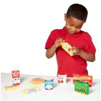 Melissa & Doug Fridge Food Wooden Play Food Set (9 pcs) - thumbnail