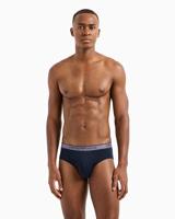 Armani 3-pack slips blauw-grijs met EA print - thumbnail