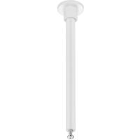 Spanningsrail Ophangset 12cm - Mat Wit Aluminium - 2 Stuks - thumbnail