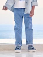 Cargobroek met denim-effect double stone - thumbnail