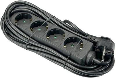 Enzo Tcd ra 4v 5m snoer zwart - 6872406