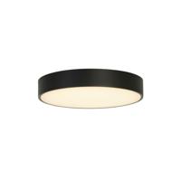 Searchlight PlafondlampPalma zwart met wit venster - 85431BK - thumbnail