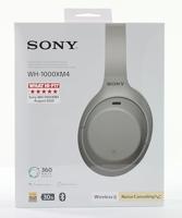 Sony WH1000XM4S.CE7 Over Ear koptelefoon Bluetooth, Draadloos Zilver Noise Cancelling Touchbesturing - thumbnail