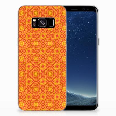 Samsung Galaxy S8 TPU bumper Batik Oranje Samsung Galaxy S8 TPU bumper Batik Oranje