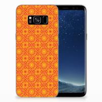 Samsung Galaxy S8 TPU bumper Batik Oranje - thumbnail