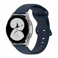 By Qubix - Compatible met Garmin Venu 2 / Garmin Venu 3 - Solid color sportband - Donkerblauw - Compatible Garmin bandje - Bandbreedte: 22mm - thumbnail