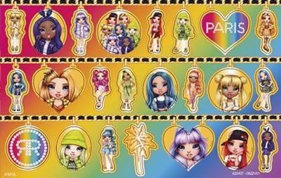 Totum rainbow high stickerset