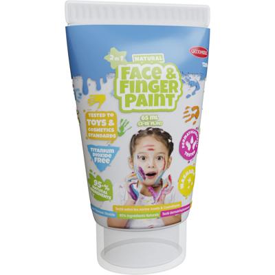 Boti Natural face & fingerpaint tube - wit, 65ml Boti Natural face & fingerpaint tube - wit, 65ml
