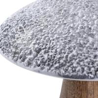 SVJ Deco Paddenstoelen - 13x13x20 cm - Hout - Naturel - Set van 2 - thumbnail