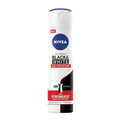 Nivea Deodorant spray black & white max protection (150 ml)