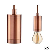 Plafondlamp Gift Decor Brons 60 W (6 Stuks) - thumbnail