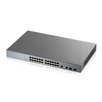 Zyxel GS1350-26HP-EU0101F netwerk-switch Managed L2 Gigabit Ethernet (10/100/1000) Grijs Power over - thumbnail