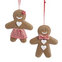 Gingerbread h10 cm Ornament kerstbal Kurt S. Adler - Kurt s adler - thumbnail