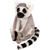 Wild Republic knuffel ringstaartje junior 20 cm pluche grijs - thumbnail