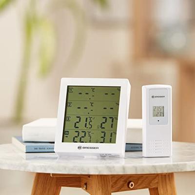 BRESSER ClimaTemp Hygro Indicator Set van 6 Thermo-/Hygrometers (wit)