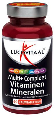 Lucovitaal Multi+ Vitaminen & Mineralen Kauwtabletten Lucovitaal Multi+ Vitaminen & Mineralen Kauwtabletten