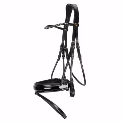 BR Andover hoofdstel zwart maat:full BR Andover hoofdstel zwart maat:full