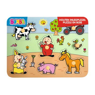Bumba houten vormenpuzzel boerderij