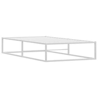 Bedframe zonder matras 100x200 cm wit