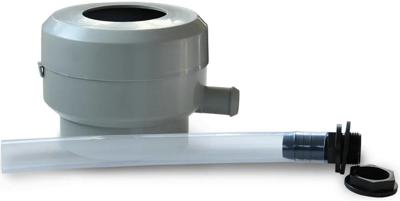 Regenton vulautomaat 60-100mm met bladvanger grijs Garantia - Garantia