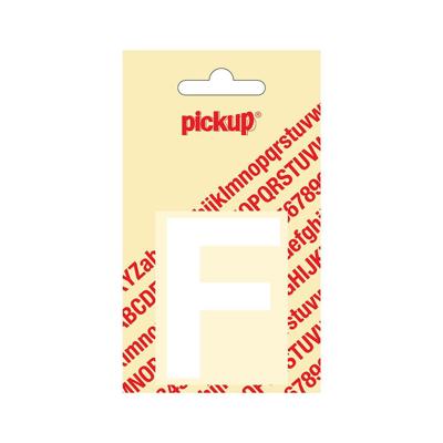 Deco letter f helvetica wit 60 mm Pickup - Pickup