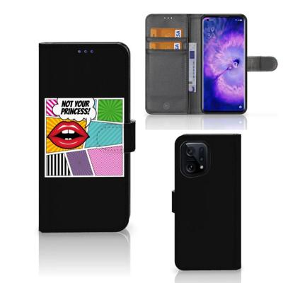 OPPO Find X5 | Wallet Case | met Pasjes | Popart Princess OPPO Find X5 | Wallet Case | met Pasjes | Popart Princess