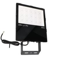 HeavyDuty LED Schijnwerper 200W - Waterdicht (IP66) & Corrosiebestendig (C4) - Zwart breedstraler - thumbnail