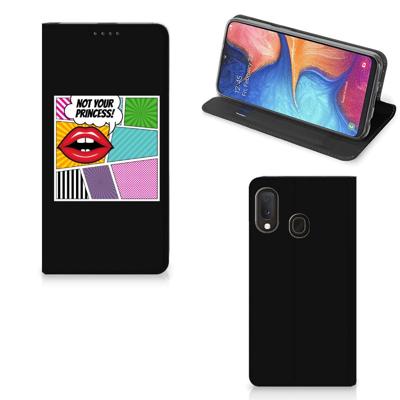 Samsung Galaxy A20e Hippe | Standcase | Popart Princess Samsung Galaxy A20e Hippe | Standcase | Popart Princess