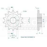 ESJOT Sprocket 520 14z standard - thumbnail