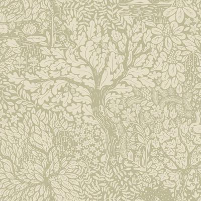 Dutch Wallcoverings Hjärterum - Olle - Groen