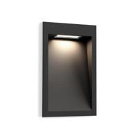 Wever & Ducre - Oris Outdoor 2.0 Wandlamp Zwart - thumbnail