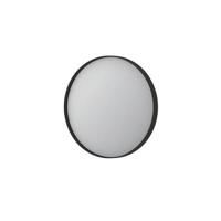 INK SP15 Spiegel - 40x4x40cm - rond - verzonken in aluminium kader - aluminium zwart mat 8408550P - thumbnail