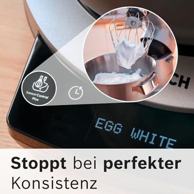 Bosch Küchenmaschine Serie 8 OptiMUM, 1600 Watt, silber Foodprocessor RVS