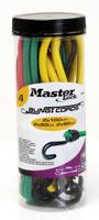 Masterlock Jar of 6 Twin Wire bungees (2*60+ 2*80 + 2*100)double reverse hook - 3040EURDAT - thumbnail