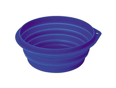Nobby voederbak gemaakt van silicone, opvouwbaar, rood, 1 l, 1 L