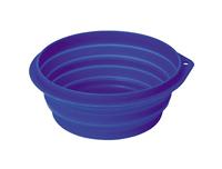 Nobby voederbak gemaakt van silicone, opvouwbaar, rood, 1 l, 1 L - thumbnail