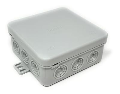 F-Tronic E113 Aftakkast (l x b x h) 85 x 85 x 40 mm Lichtgrijs IP54 10 stuk(s)