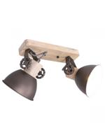 Steinhauer PlafondspotGearwood 2-lichts - 7969A - thumbnail