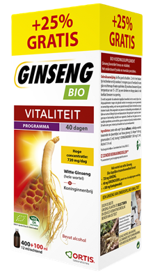 Ortis Ginseng Bio 400ml+100ml Promo