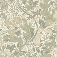 Dutch Wallcoverings Hjärterum - Elise - Wit - thumbnail