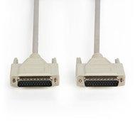 Seriële kabel SUB-D 25-Pins Male - SUB-D 25-Pins Female 10.0 m Ivoor - thumbnail
