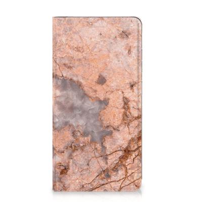 Samsung Galaxy S23 Plus | Standcase | Marmer Oranje Samsung Galaxy S23 Plus | Standcase | Marmer Oranje