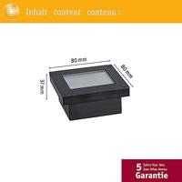 Paulmann 94578 Domenic Inbouwlamp op zonne-energie Energielabel: G (A - G) 0.1 W Warmwit Zwart - thumbnail