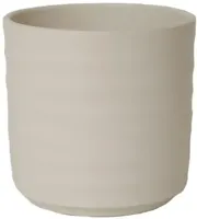 HS Potterie Berlin bloempot keramiek 13x12.5cm creme - thumbnail