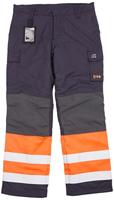 Blåkläder Multinorm winterwerkbroek 18691513 | Marineblauw/Oranje | Maat 52 - 7330509716830 - thumbnail
