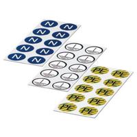 Phoenix Contact 0806767 ETS-E ETS-E - Sticker Wit, Zwart Inhoud: 100 stuk(s) - thumbnail