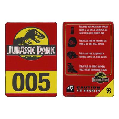Jurassic Park Metal Card 30th Anniversary Jeep Limited Edition Jurassic Park Metal Card 30th Anniversary Jeep Limited Edition