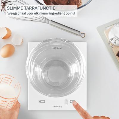 Digitale Personenweegschaal Rowenta BC5504 Wit Gehard glas 5 kg