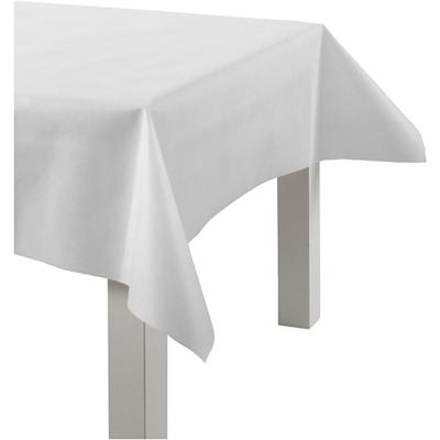 Creativ Company Tafelkleed gemaakt van namaaktextiel, b: 125 cm, 70 gr, wit, 10 m/ 1 rol - thumbnail
