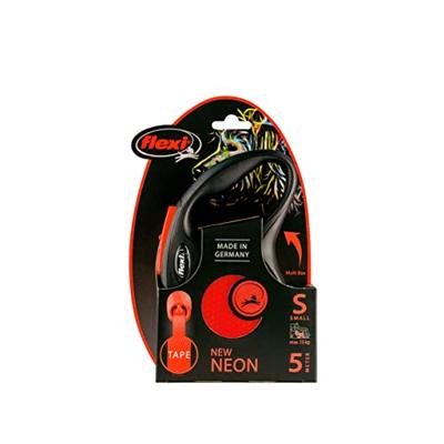 FLEXI ROLLIJN NEW CLASSIC NEON TAPE ZWART / ORANJE